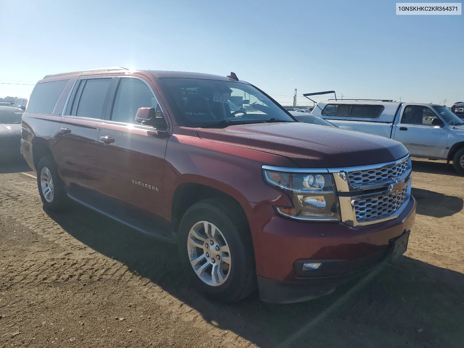 2019 Chevrolet Suburban K1500 Lt VIN: 1GNSKHKC2KR364371 Lot: 67169004