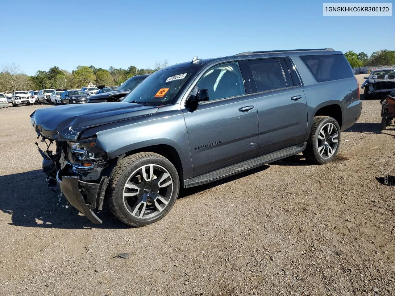 2019 Chevrolet Suburban K1500 Lt VIN: 1GNSKHKC6KR306120 Lot: 69759944