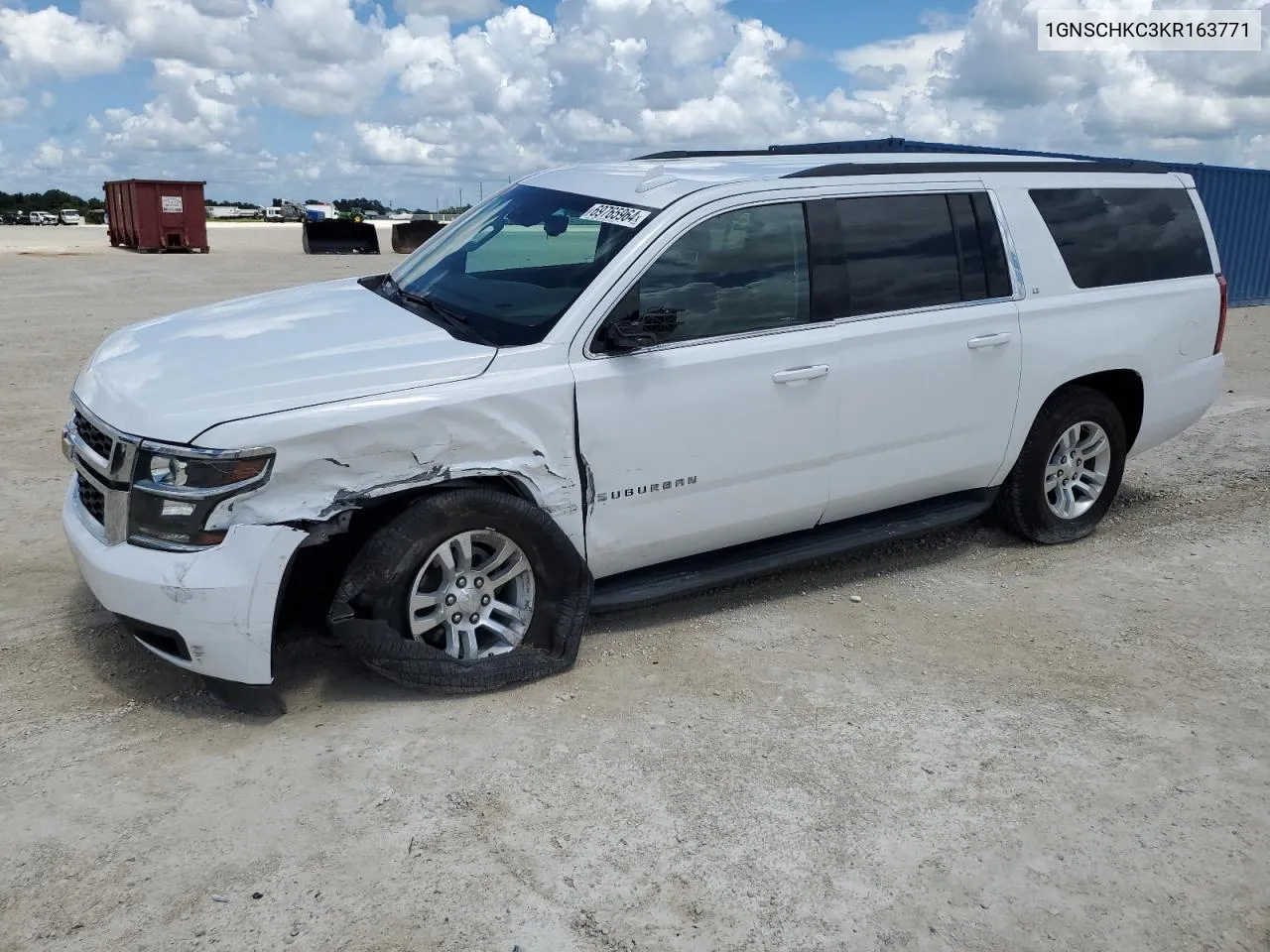 1GNSCHKC3KR163771 2019 Chevrolet Suburban C1500 Lt