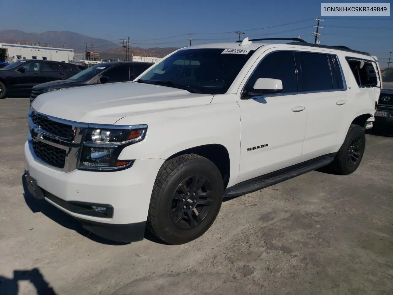 2019 Chevrolet Suburban K1500 Lt VIN: 1GNSKHKC9KR349849 Lot: 74002584