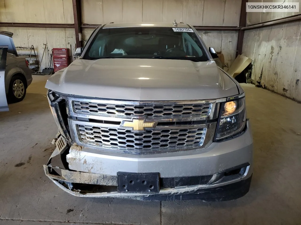 2019 Chevrolet Suburban K1500 Lt VIN: 1GNSKHKC5KR346141 Lot: 74367124