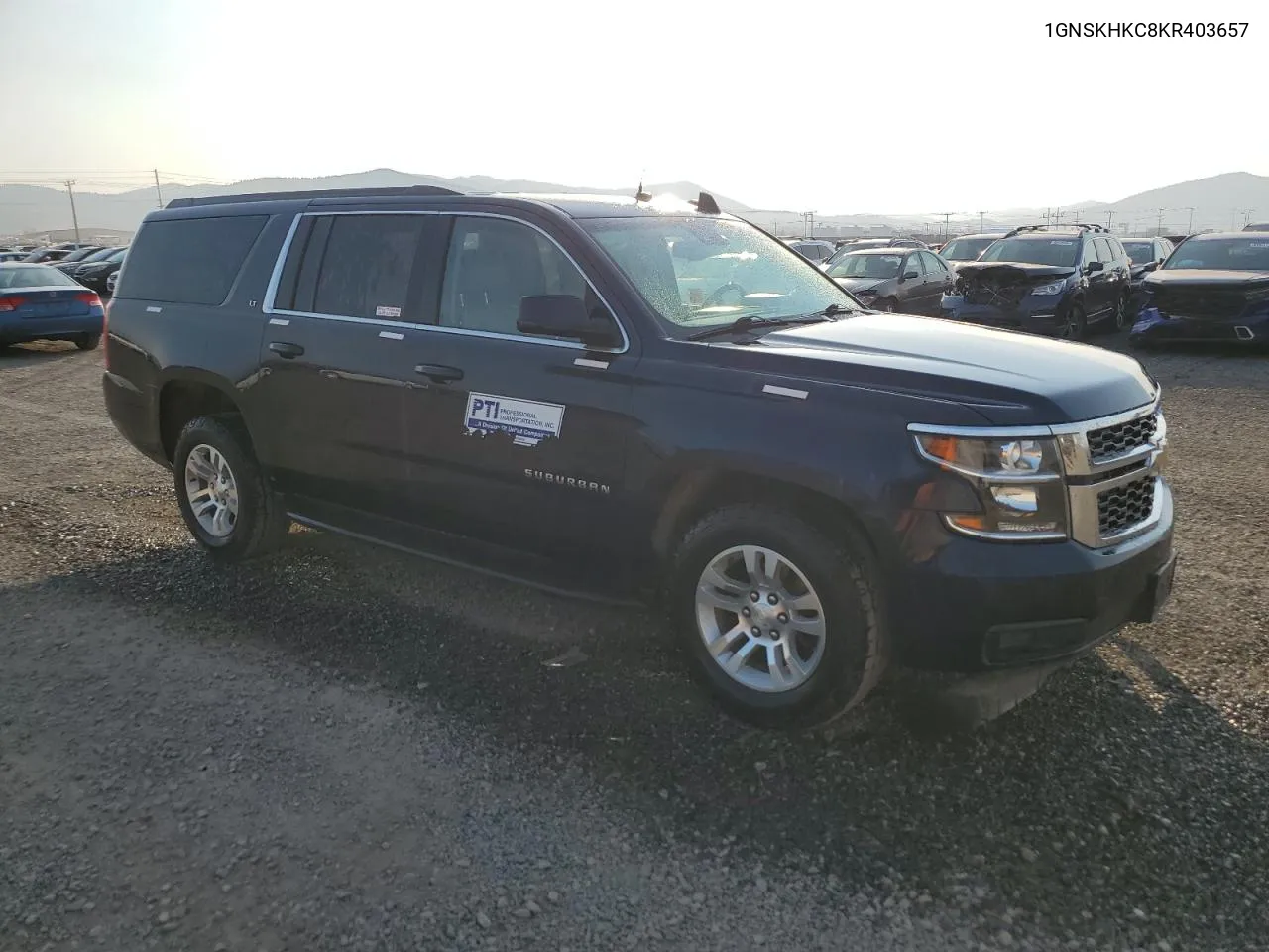 2019 Chevrolet Suburban K1500 Lt VIN: 1GNSKHKC8KR403657 Lot: 74510634