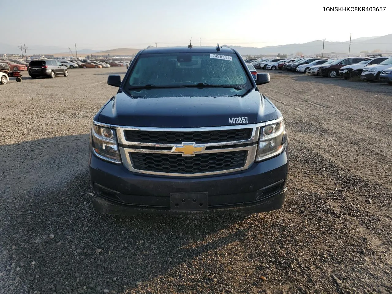 2019 Chevrolet Suburban K1500 Lt VIN: 1GNSKHKC8KR403657 Lot: 74510634