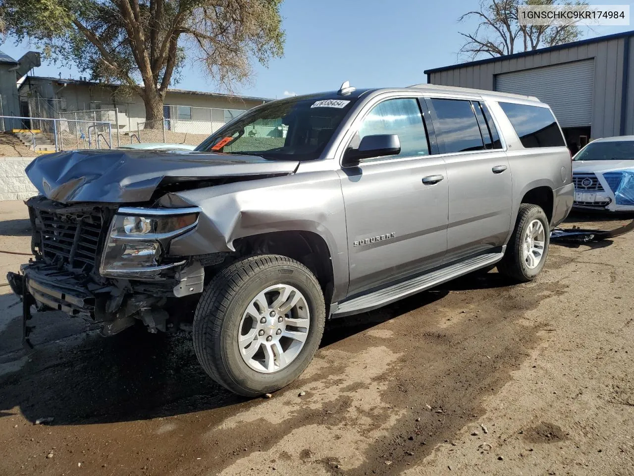 2019 Chevrolet Suburban C1500 Lt VIN: 1GNSCHKC9KR174984 Lot: 76138454