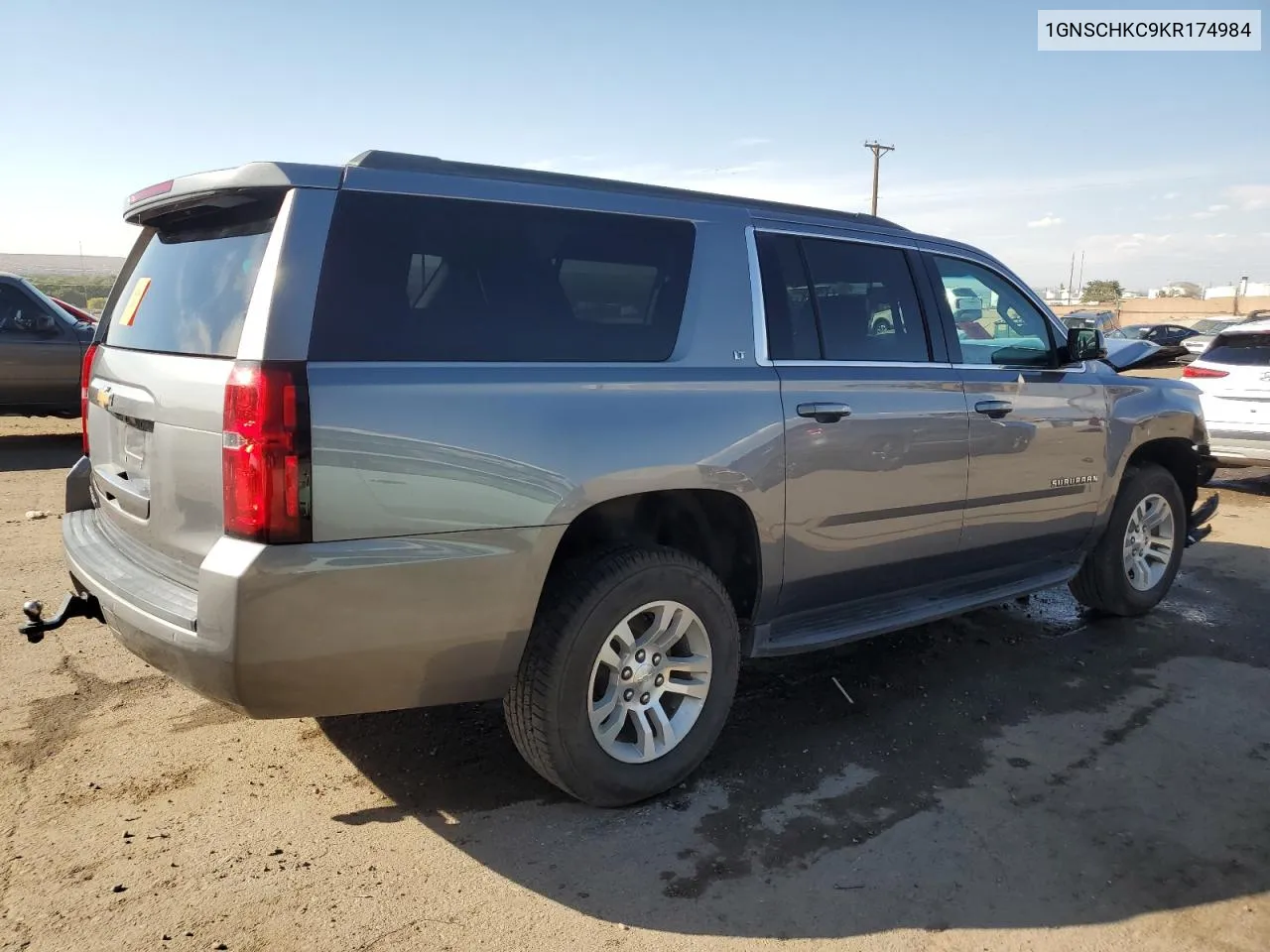 2019 Chevrolet Suburban C1500 Lt VIN: 1GNSCHKC9KR174984 Lot: 76138454