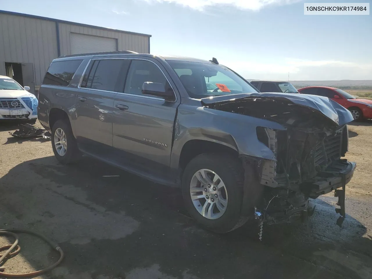 2019 Chevrolet Suburban C1500 Lt VIN: 1GNSCHKC9KR174984 Lot: 76138454