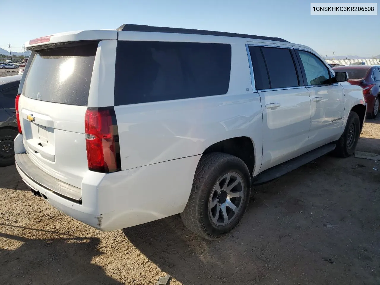 2019 Chevrolet Suburban K1500 Lt VIN: 1GNSKHKC3KR206508 Lot: 76148114