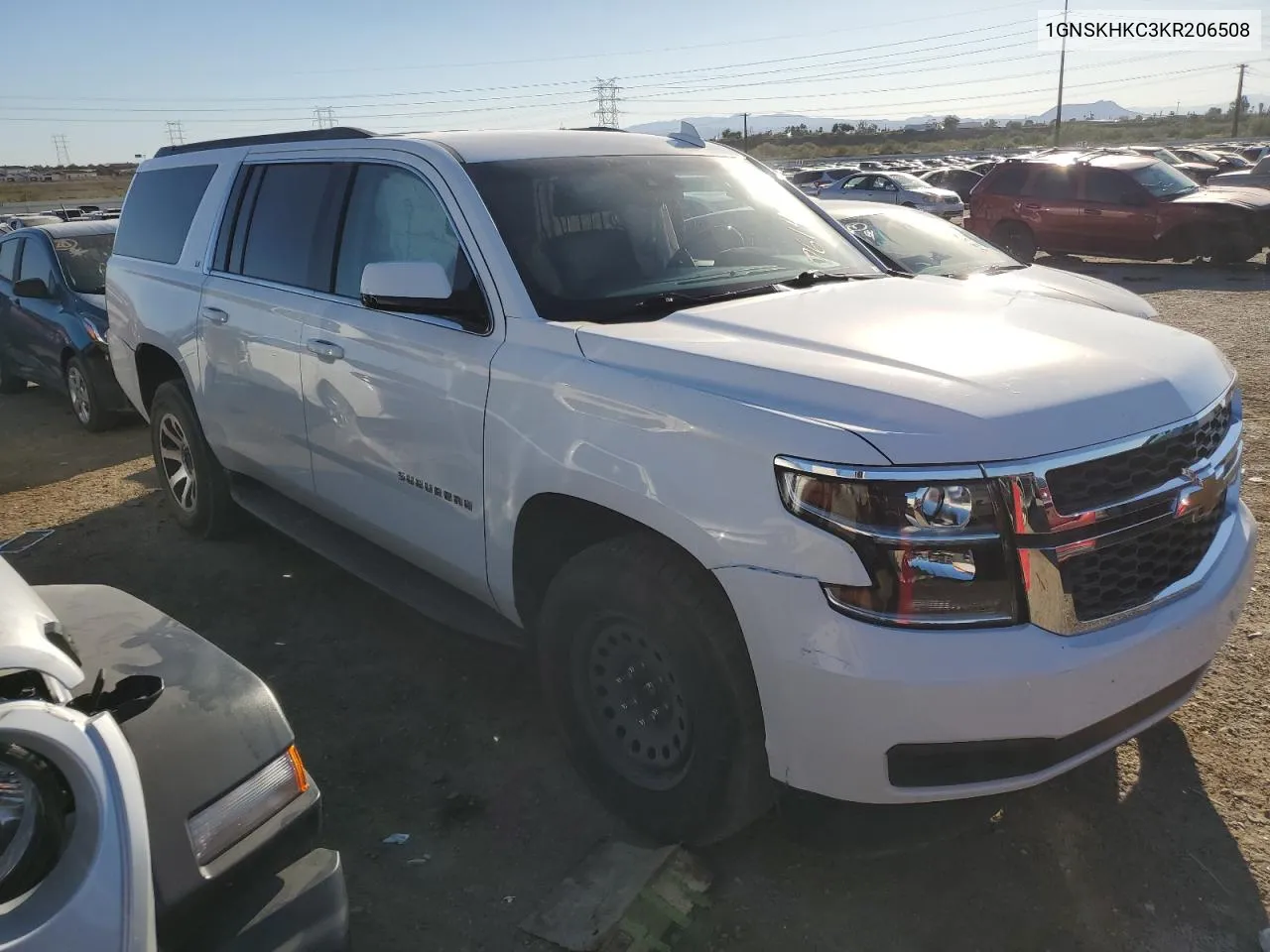 2019 Chevrolet Suburban K1500 Lt VIN: 1GNSKHKC3KR206508 Lot: 76148114