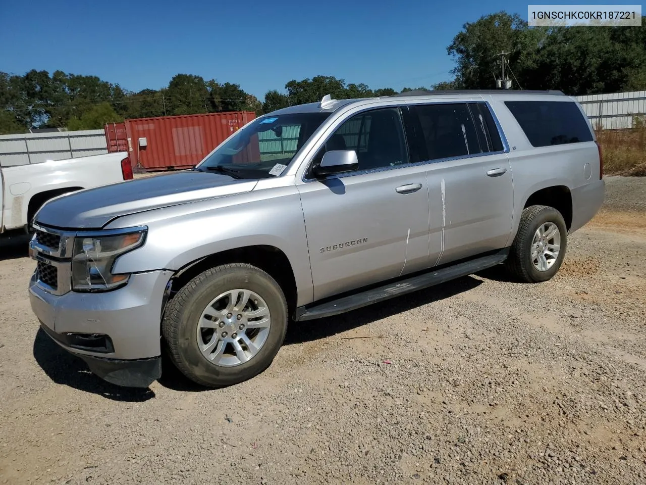 2019 Chevrolet Suburban C1500 Lt VIN: 1GNSCHKC0KR187221 Lot: 76785024