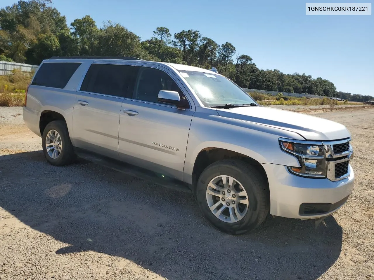 2019 Chevrolet Suburban C1500 Lt VIN: 1GNSCHKC0KR187221 Lot: 76785024