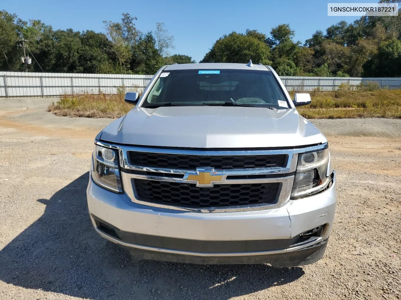 2019 Chevrolet Suburban C1500 Lt VIN: 1GNSCHKC0KR187221 Lot: 76785024