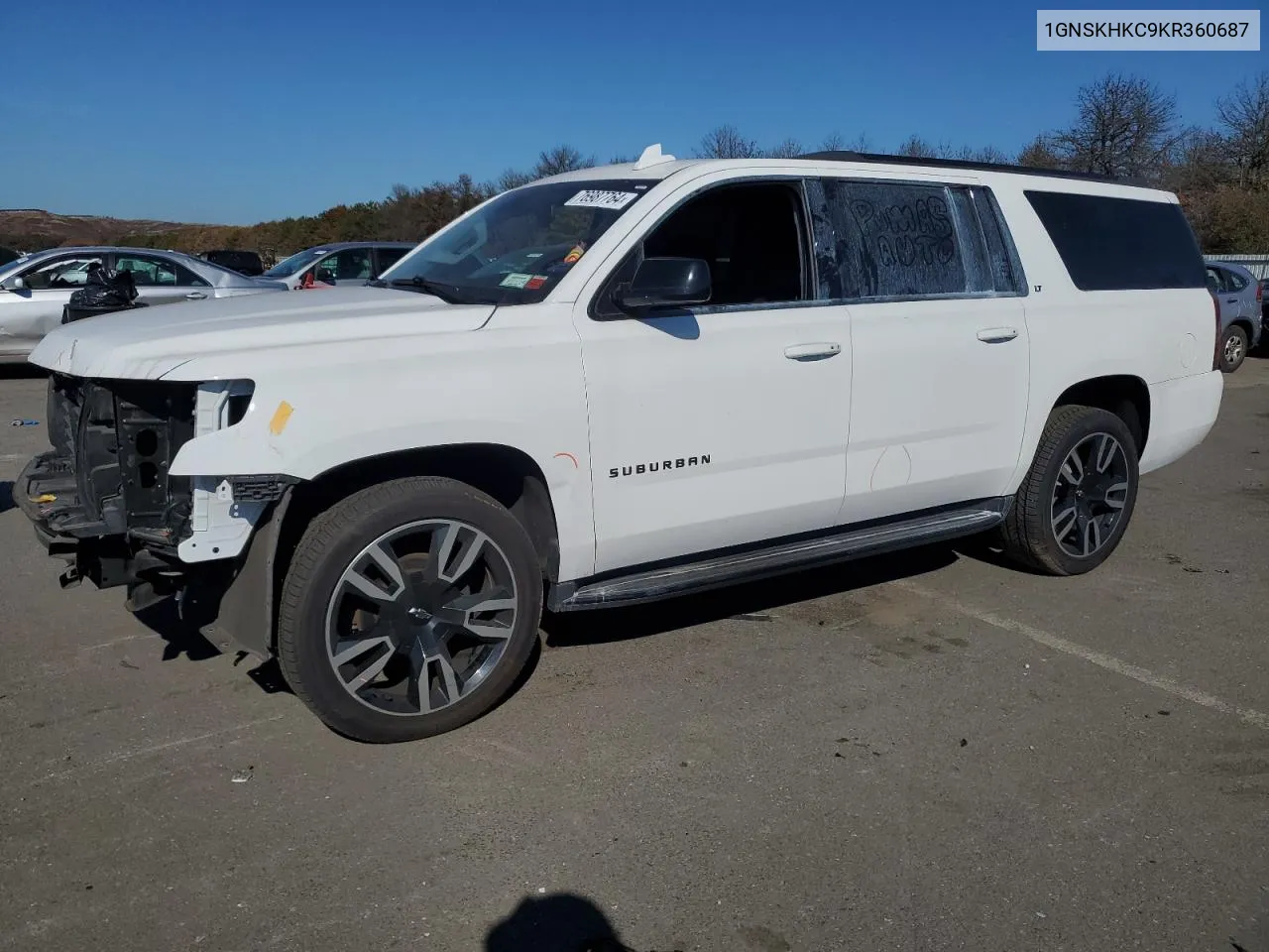 2019 Chevrolet Suburban K1500 Lt VIN: 1GNSKHKC9KR360687 Lot: 76987764