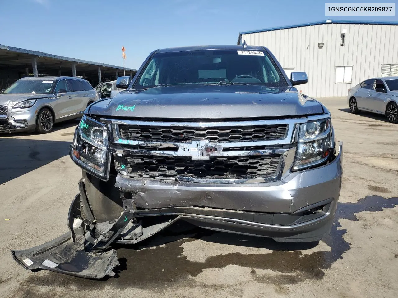 2019 Chevrolet Suburban C1500 Ls VIN: 1GNSCGKC6KR209877 Lot: 77125534