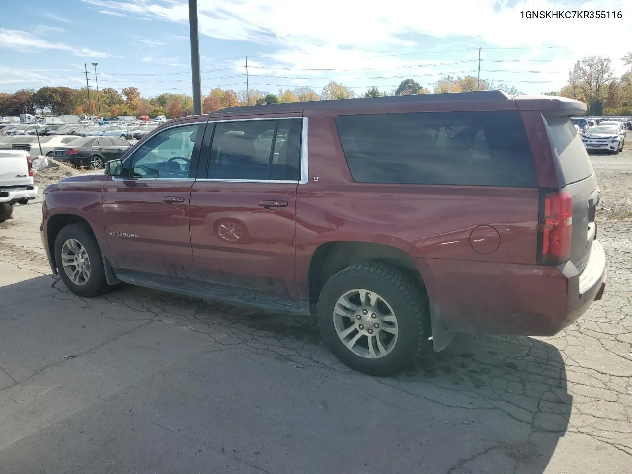 2019 Chevrolet Suburban K1500 Lt VIN: 1GNSKHKC7KR355116 Lot: 77168814