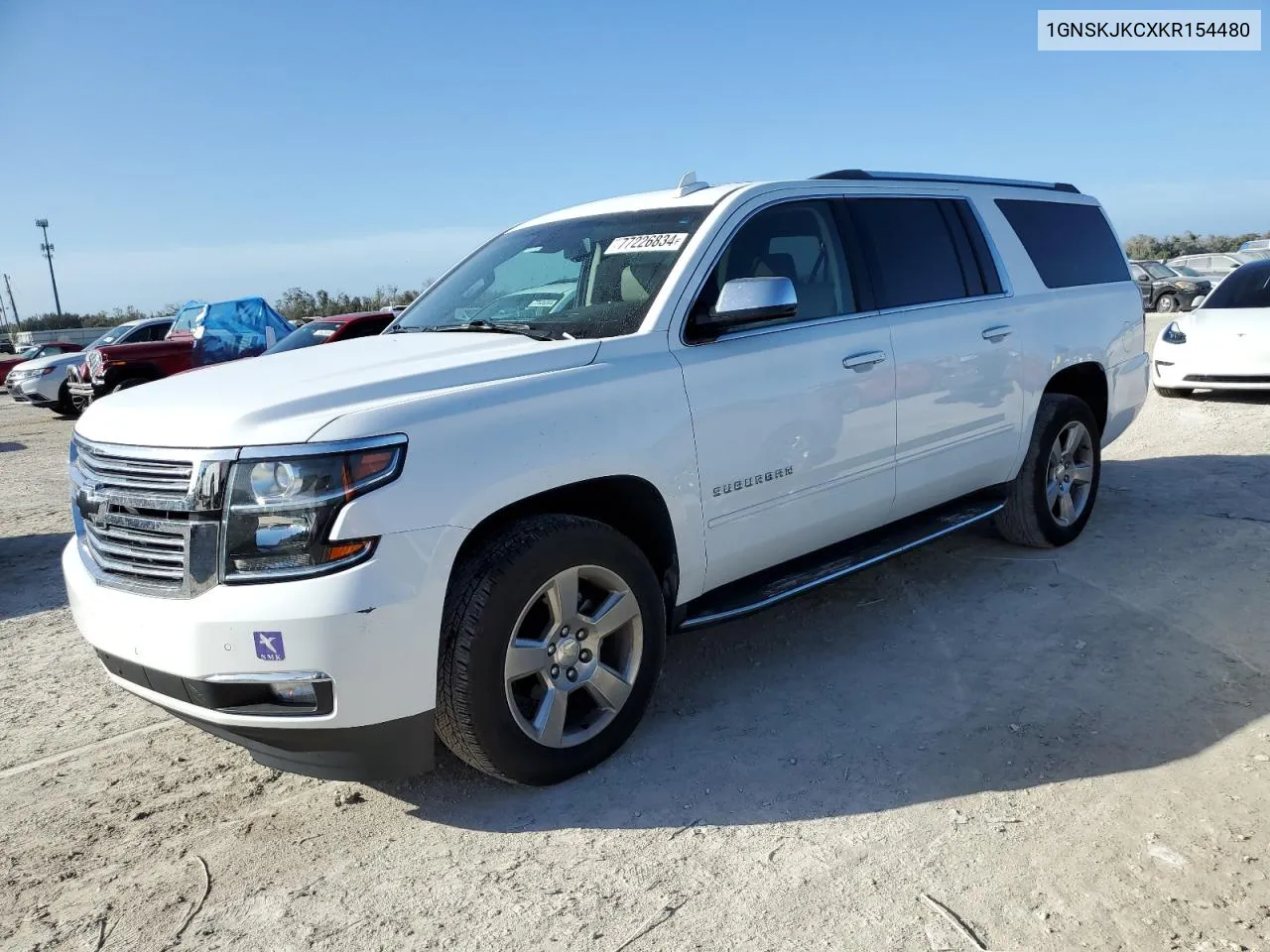 2019 Chevrolet Suburban K1500 Premier VIN: 1GNSKJKCXKR154480 Lot: 77226834