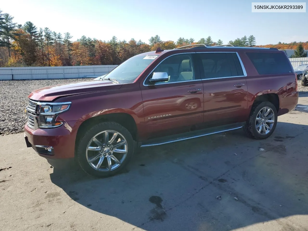 2019 Chevrolet Suburban K1500 Premier VIN: 1GNSKJKC6KR293389 Lot: 77700264