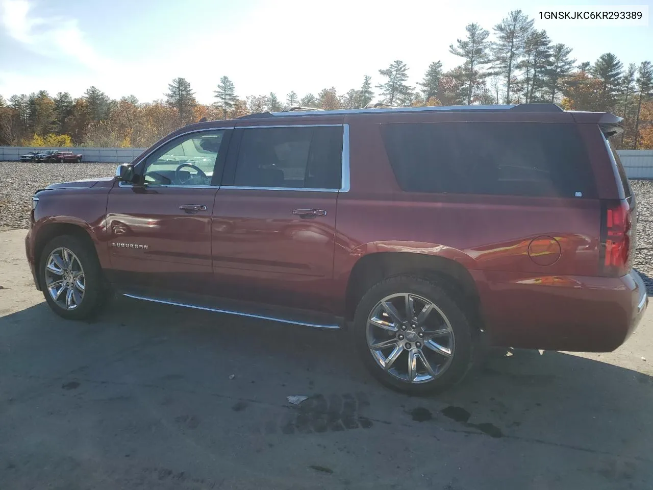 2019 Chevrolet Suburban K1500 Premier VIN: 1GNSKJKC6KR293389 Lot: 77700264