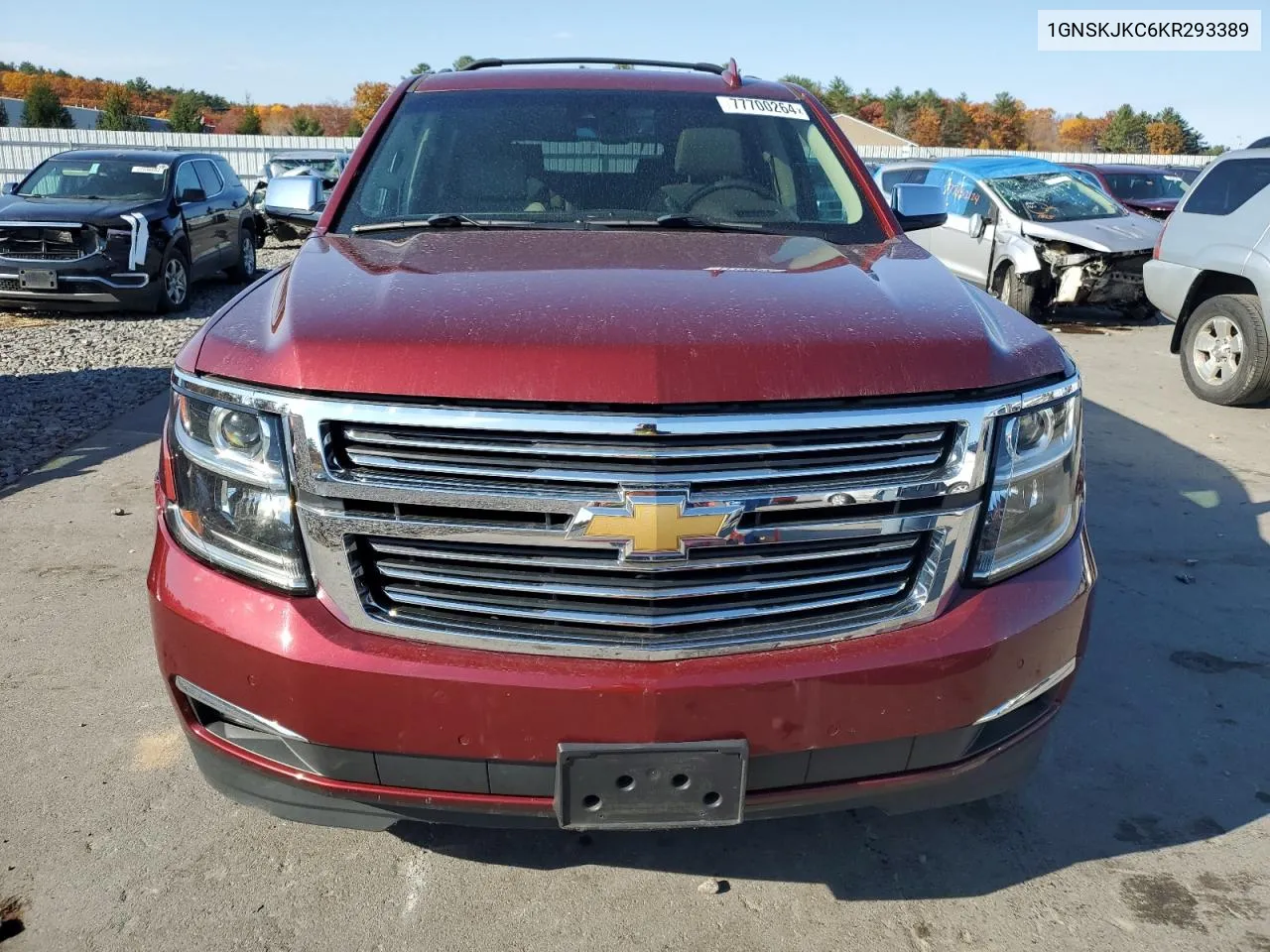 2019 Chevrolet Suburban K1500 Premier VIN: 1GNSKJKC6KR293389 Lot: 77700264