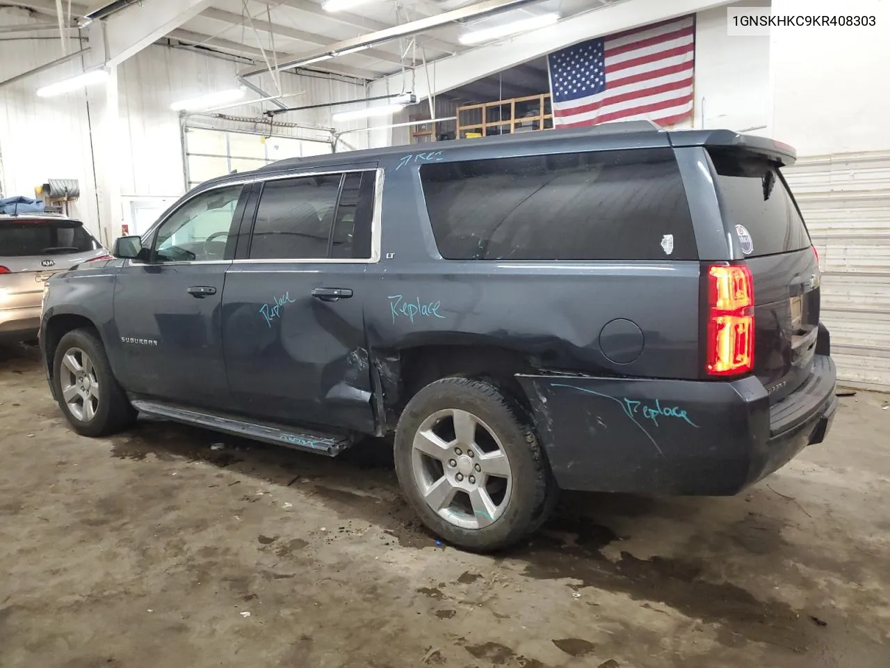 2019 Chevrolet Suburban K1500 Lt VIN: 1GNSKHKC9KR408303 Lot: 78383584