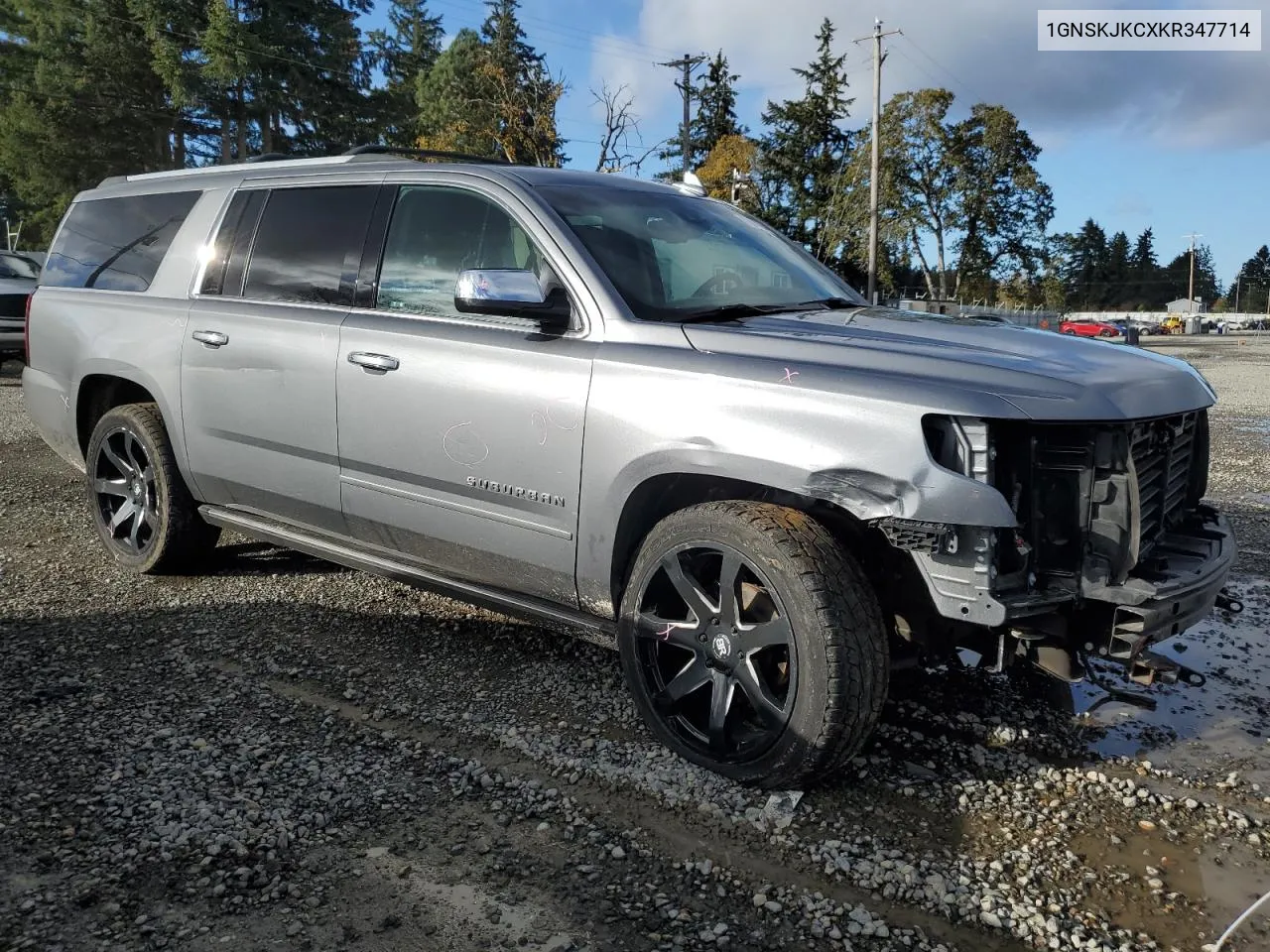 2019 Chevrolet Suburban K1500 Premier VIN: 1GNSKJKCXKR347714 Lot: 78842564