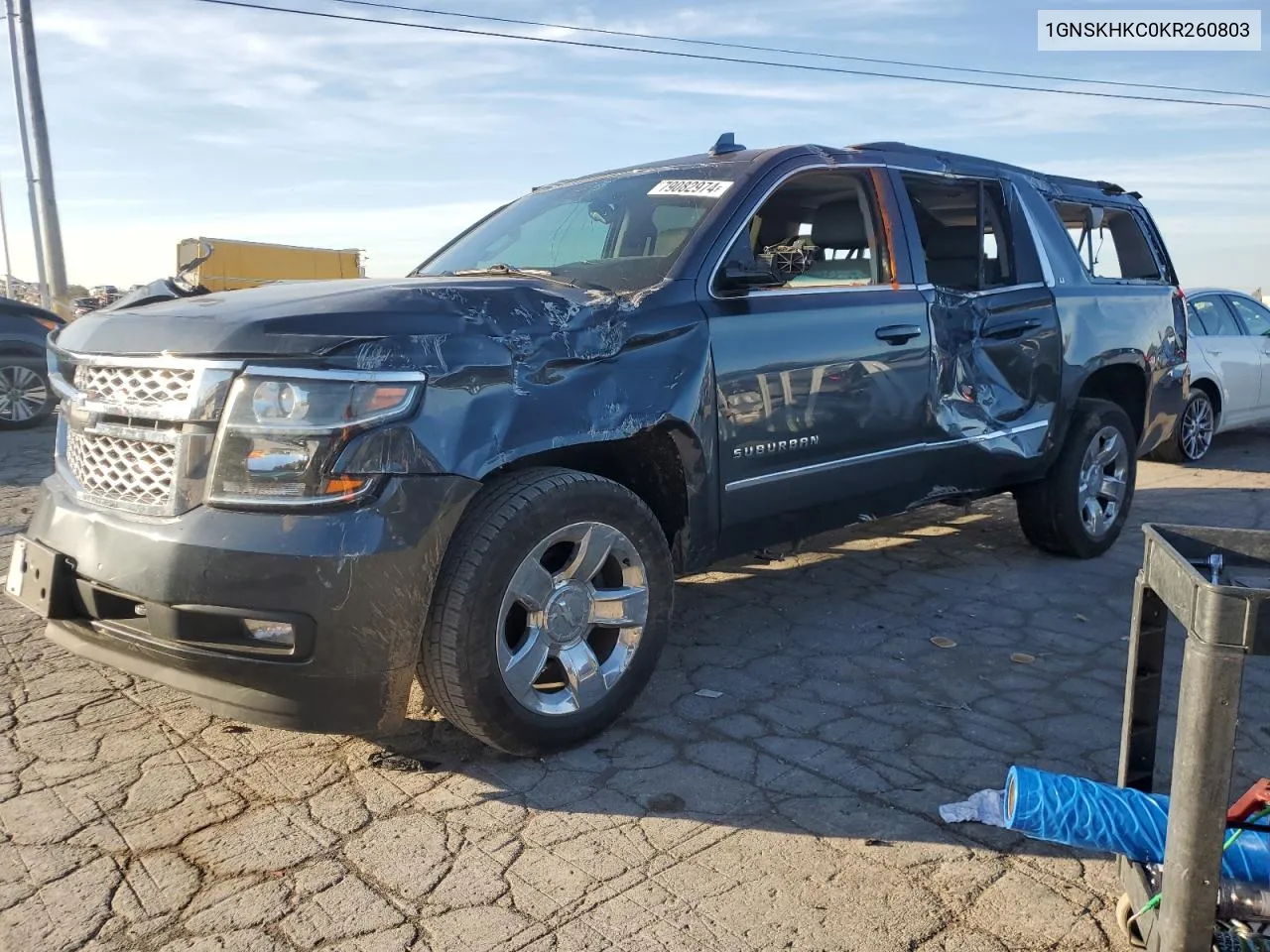 1GNSKHKC0KR260803 2019 Chevrolet Suburban K1500 Lt