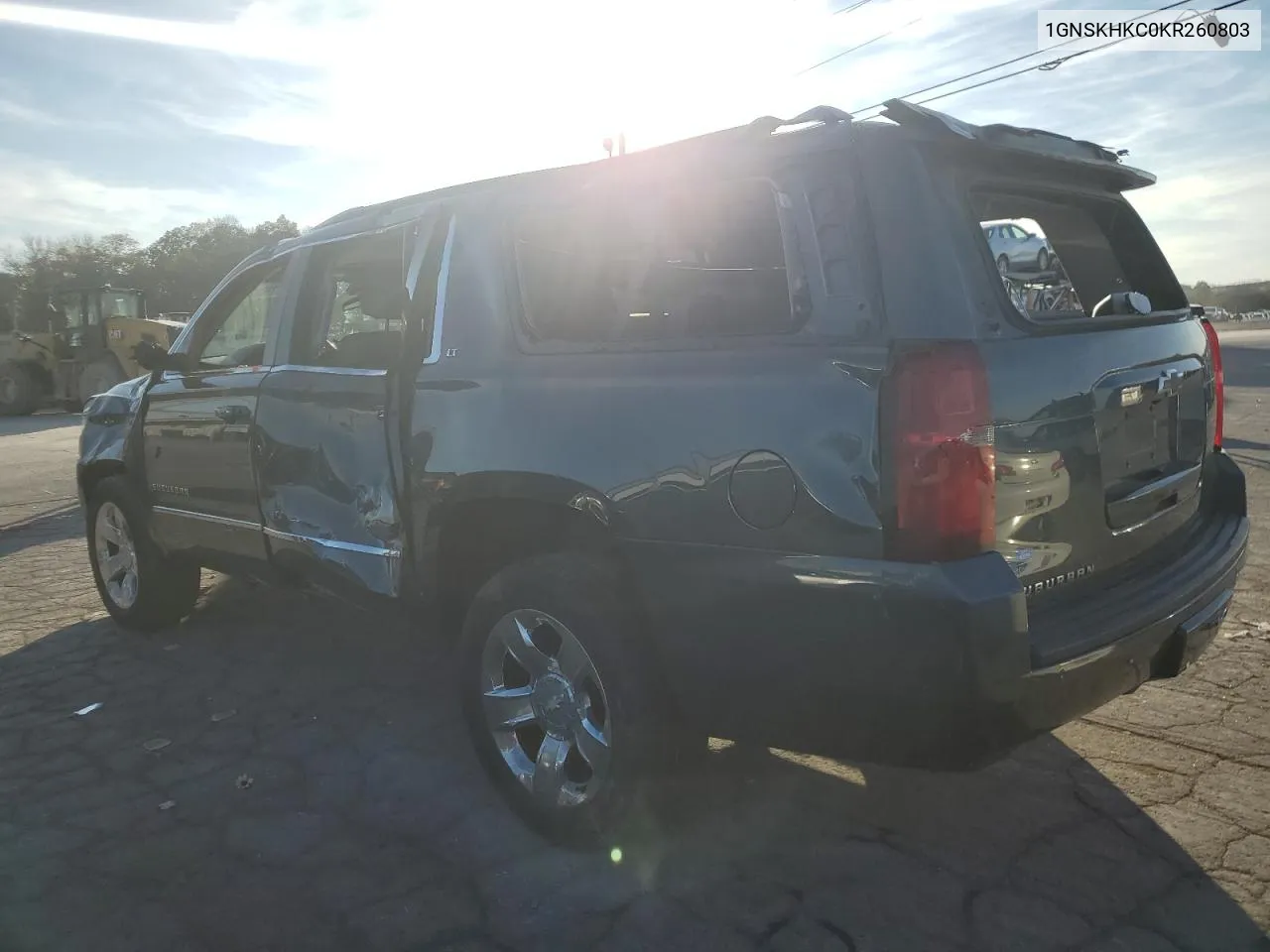 1GNSKHKC0KR260803 2019 Chevrolet Suburban K1500 Lt