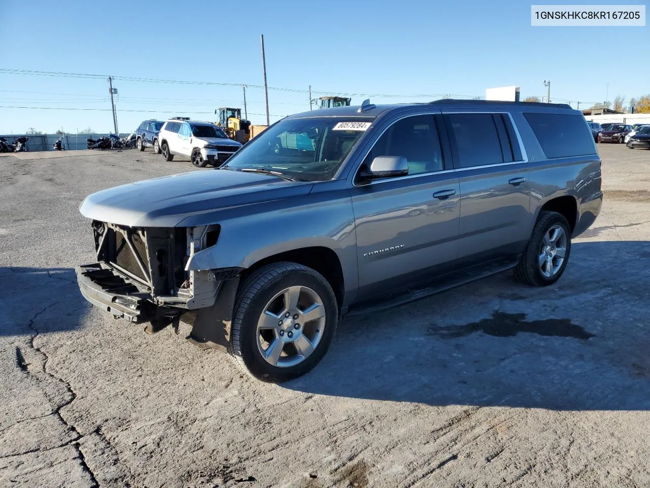 2019 Chevrolet Suburban K1500 Lt VIN: 1GNSKHKC8KR167205 Lot: 80579284