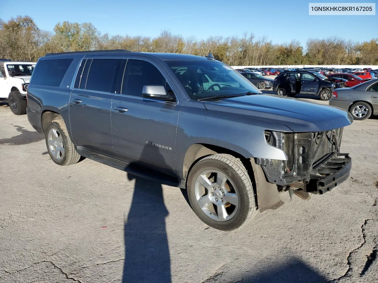 2019 Chevrolet Suburban K1500 Lt VIN: 1GNSKHKC8KR167205 Lot: 80579284