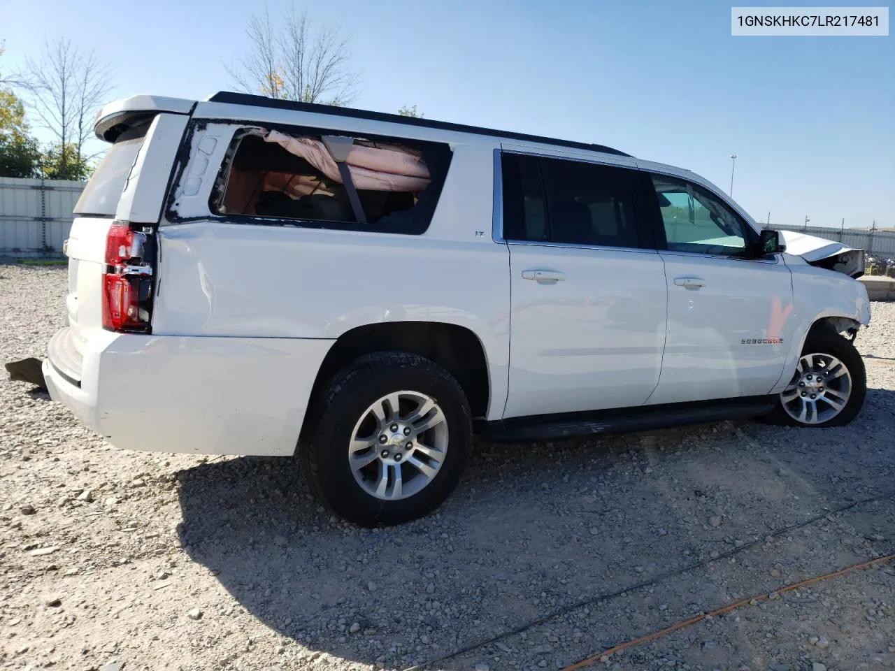 2020 Chevrolet Suburban K1500 Lt VIN: 1GNSKHKC7LR217481 Lot: 73417584