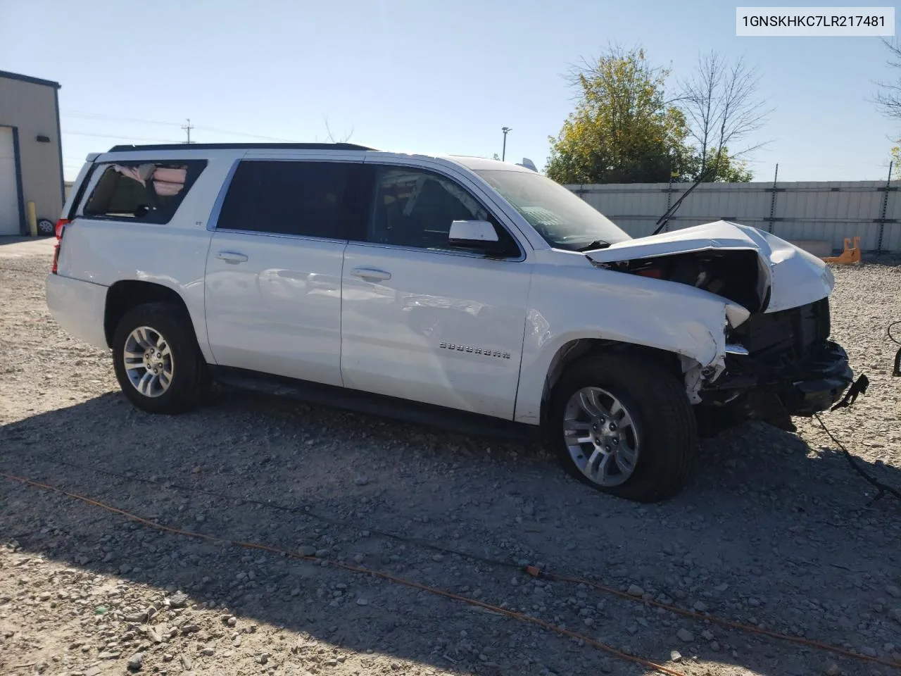 2020 Chevrolet Suburban K1500 Lt VIN: 1GNSKHKC7LR217481 Lot: 73417584