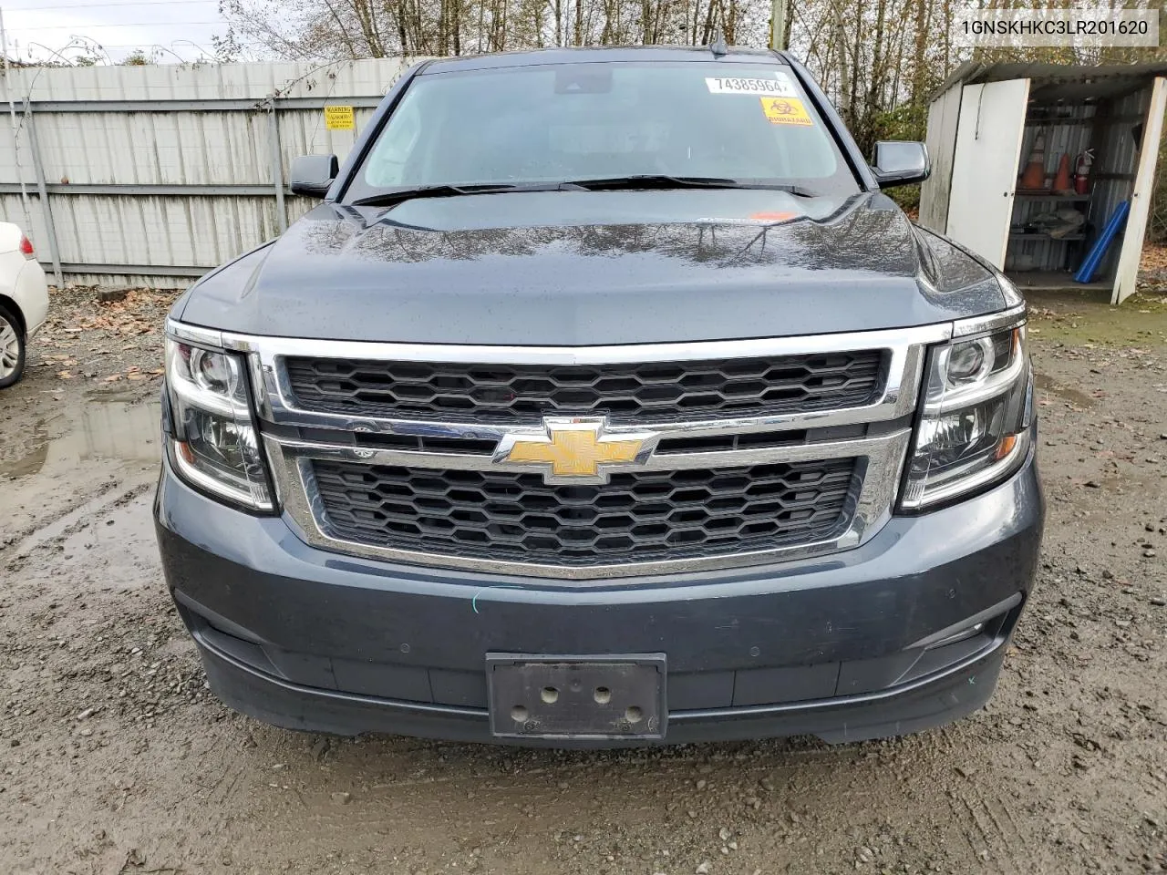 2020 Chevrolet Suburban K1500 Lt VIN: 1GNSKHKC3LR201620 Lot: 74385964