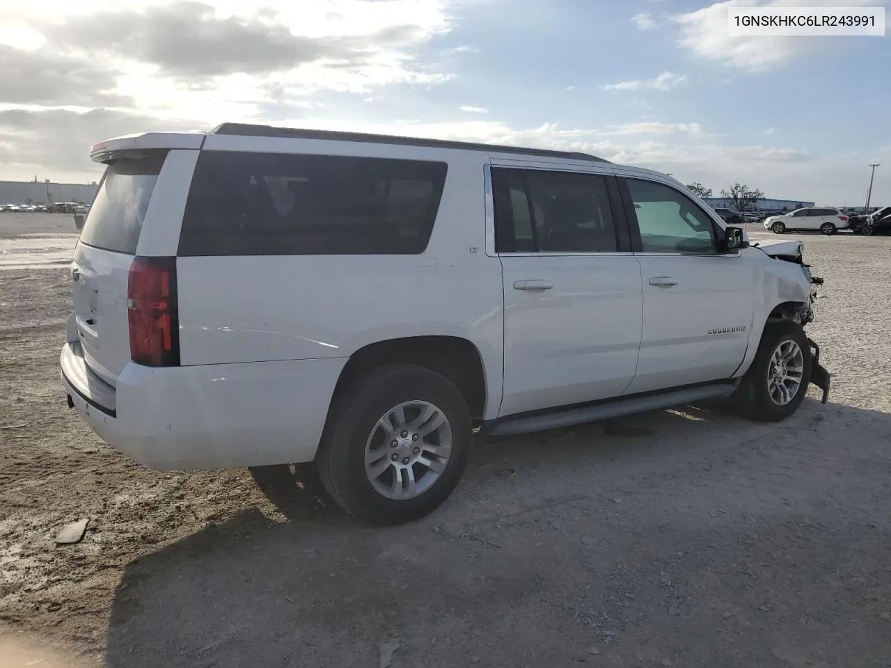 2020 Chevrolet Suburban K1500 Lt VIN: 1GNSKHKC6LR243991 Lot: 77182734