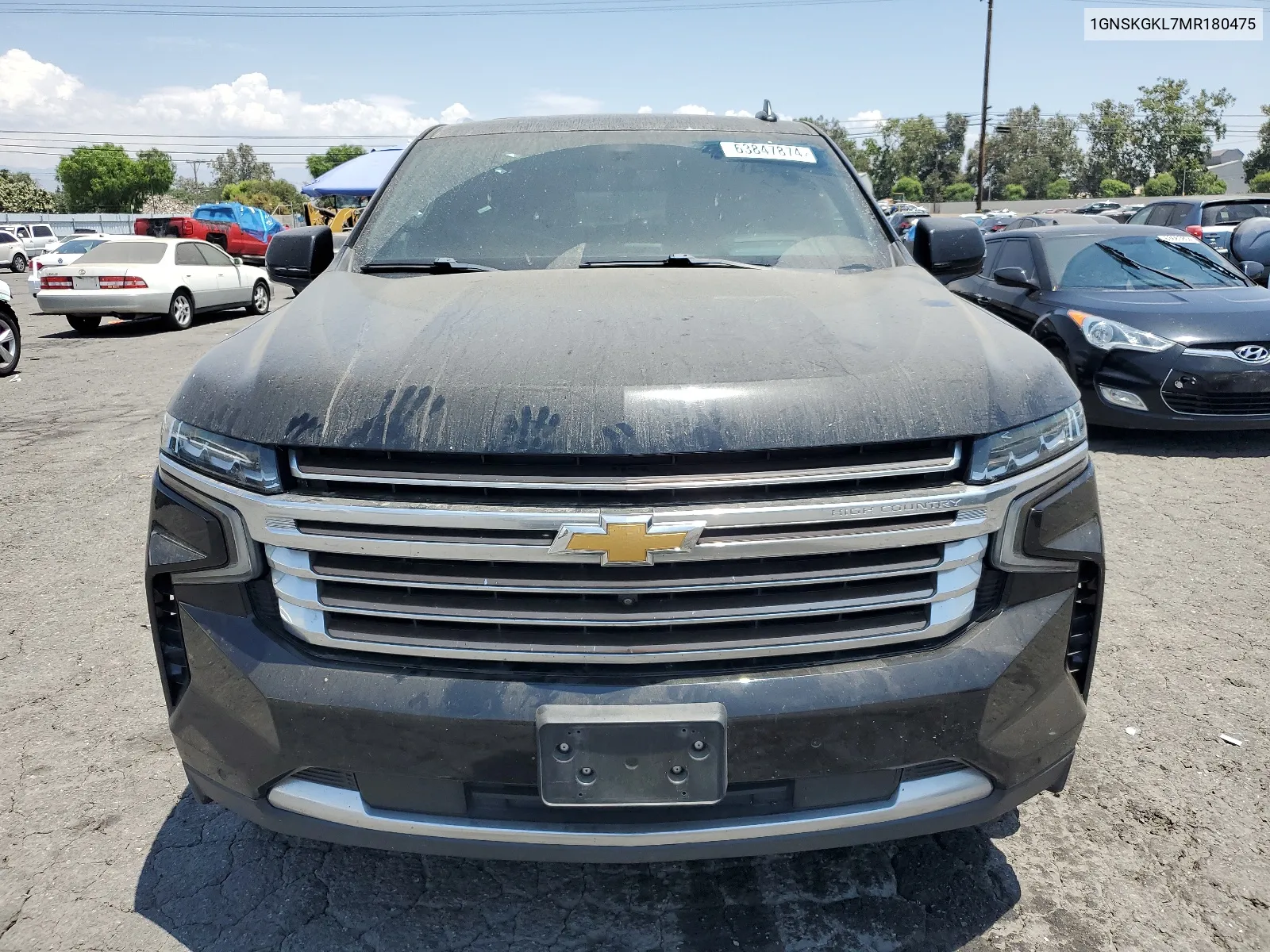 2021 Chevrolet Suburban K1500 High Country VIN: 1GNSKGKL7MR180475 Lot: 63847874