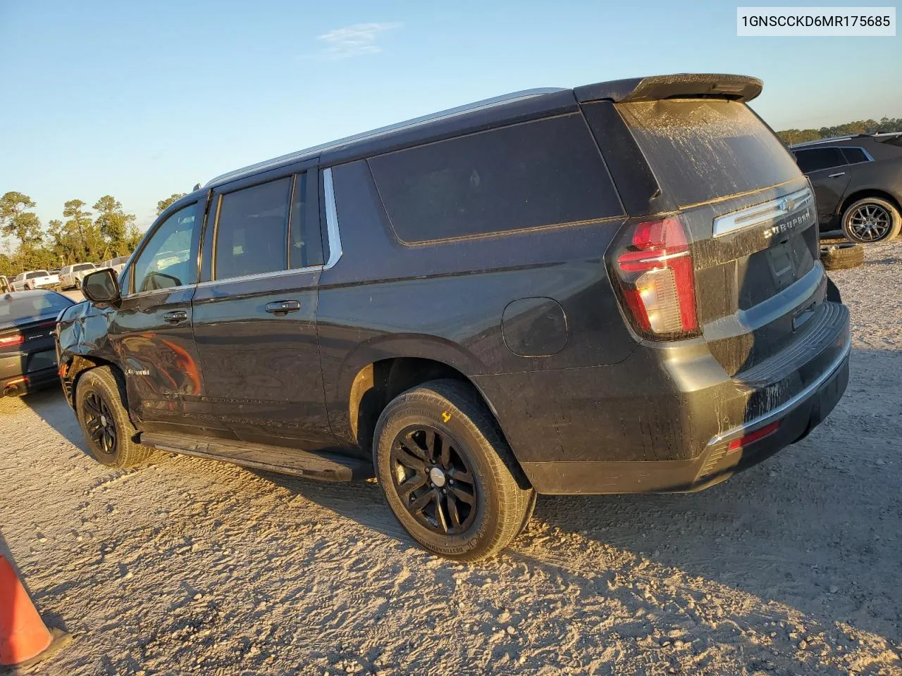 2021 Chevrolet Suburban C1500 Lt VIN: 1GNSCCKD6MR175685 Lot: 69623814