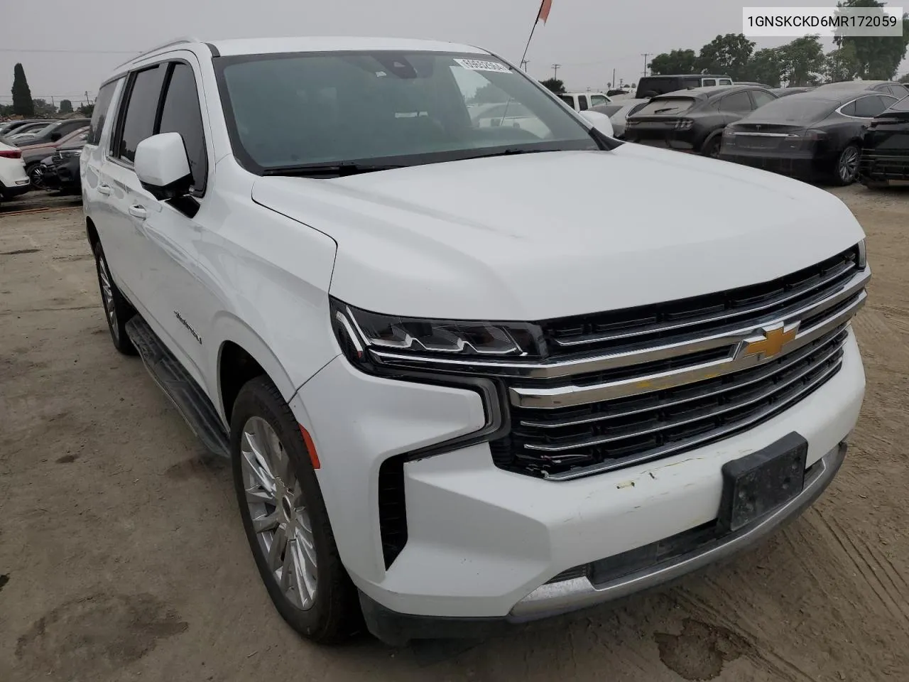 2021 Chevrolet Suburban K1500 Lt VIN: 1GNSKCKD6MR172059 Lot: 69652564