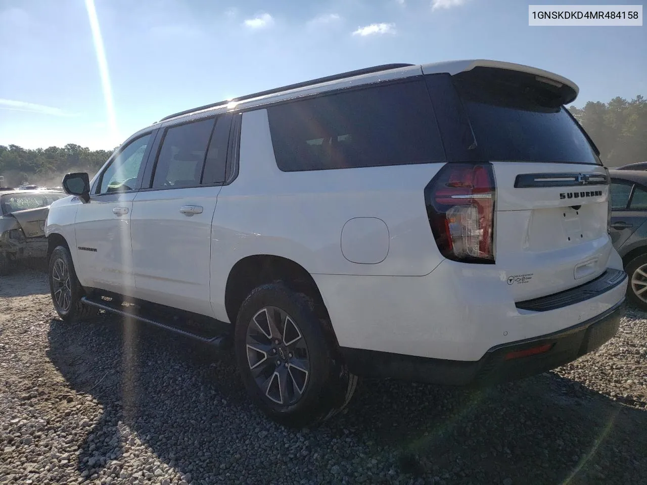 2021 Chevrolet Suburban K1500 Z71 VIN: 1GNSKDKD4MR484158 Lot: 71556064