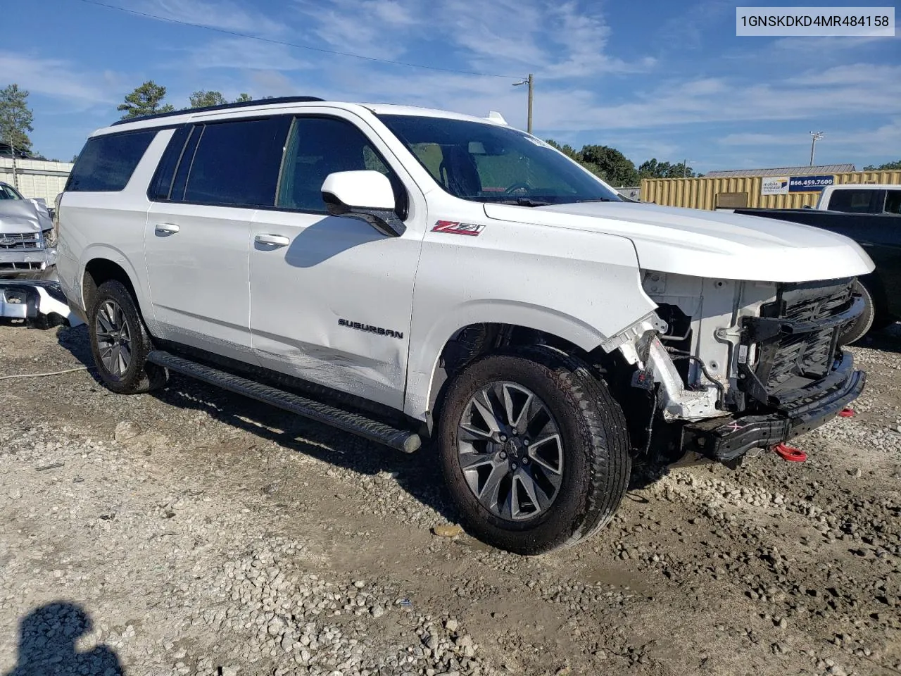 2021 Chevrolet Suburban K1500 Z71 VIN: 1GNSKDKD4MR484158 Lot: 71556064