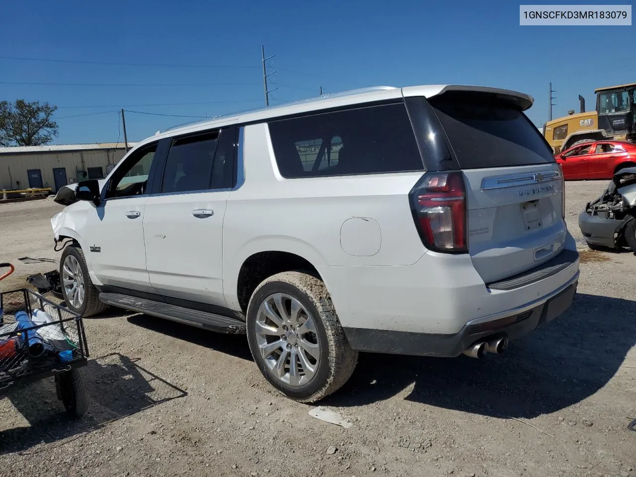 2021 Chevrolet Suburban C1500 Premier VIN: 1GNSCFKD3MR183079 Lot: 73525784