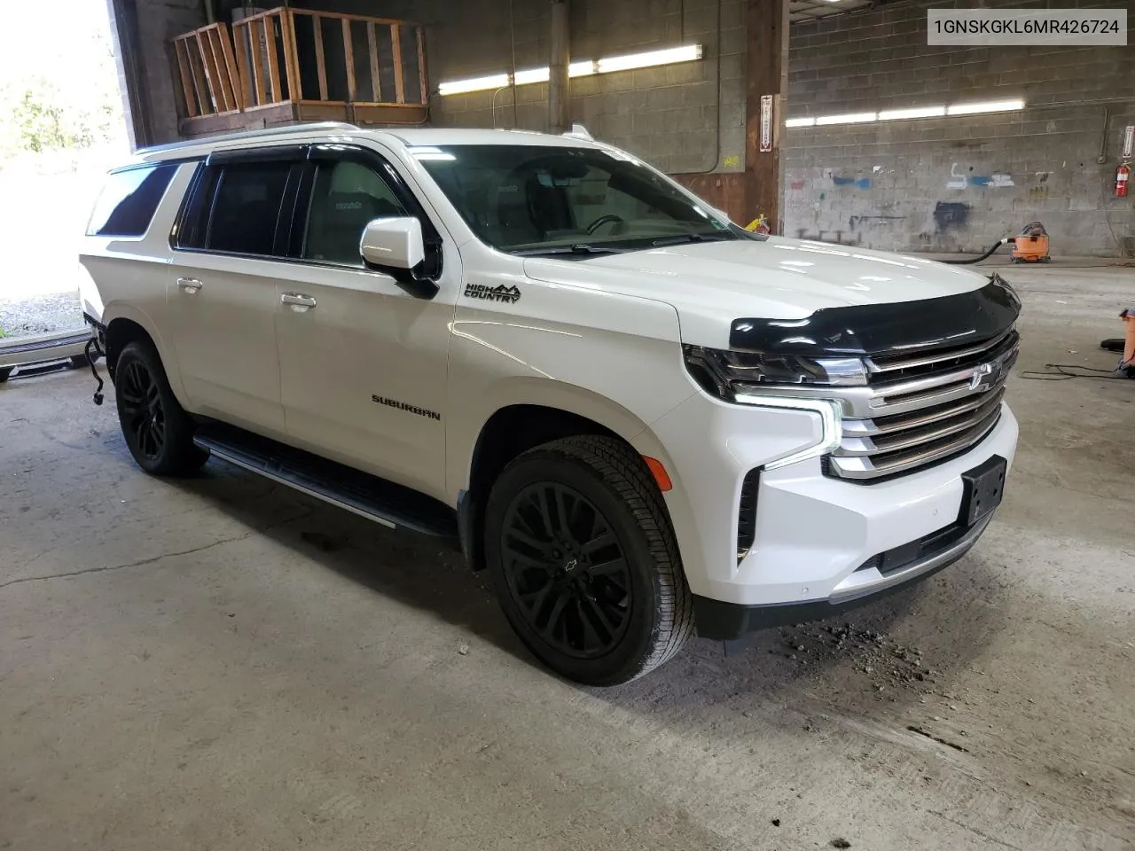 2021 Chevrolet Suburban K1500 High Country VIN: 1GNSKGKL6MR426724 Lot: 74286054