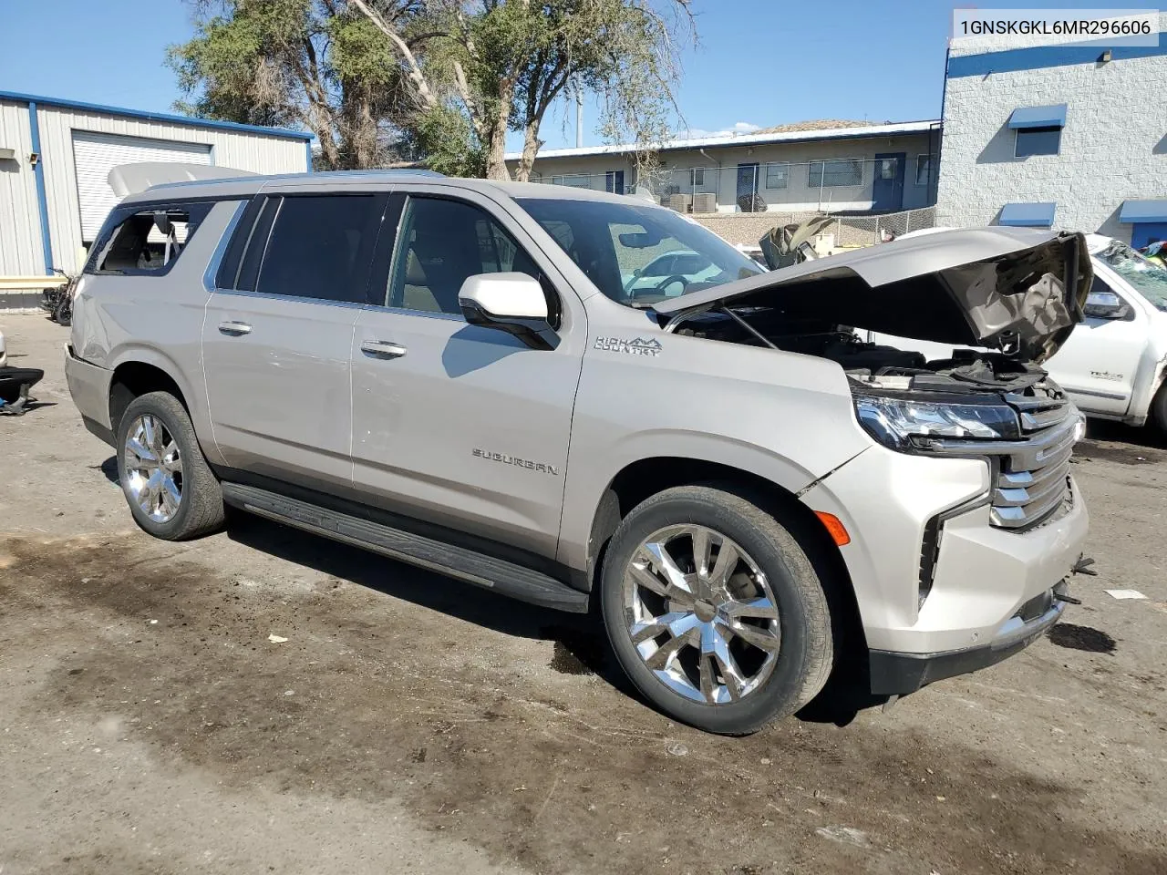 2021 Chevrolet Suburban K1500 High Country VIN: 1GNSKGKL6MR296606 Lot: 75348804