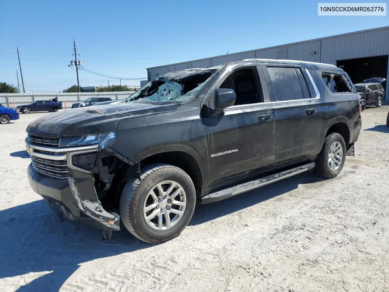 2021 Chevrolet Suburban C1500 Lt VIN: 1GNSCCKD6MR262776 Lot: 76520934