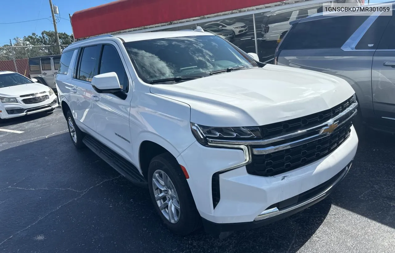 2021 Chevrolet Suburban C1500 Ls VIN: 1GNSCBKD7MR301059 Lot: 77436554