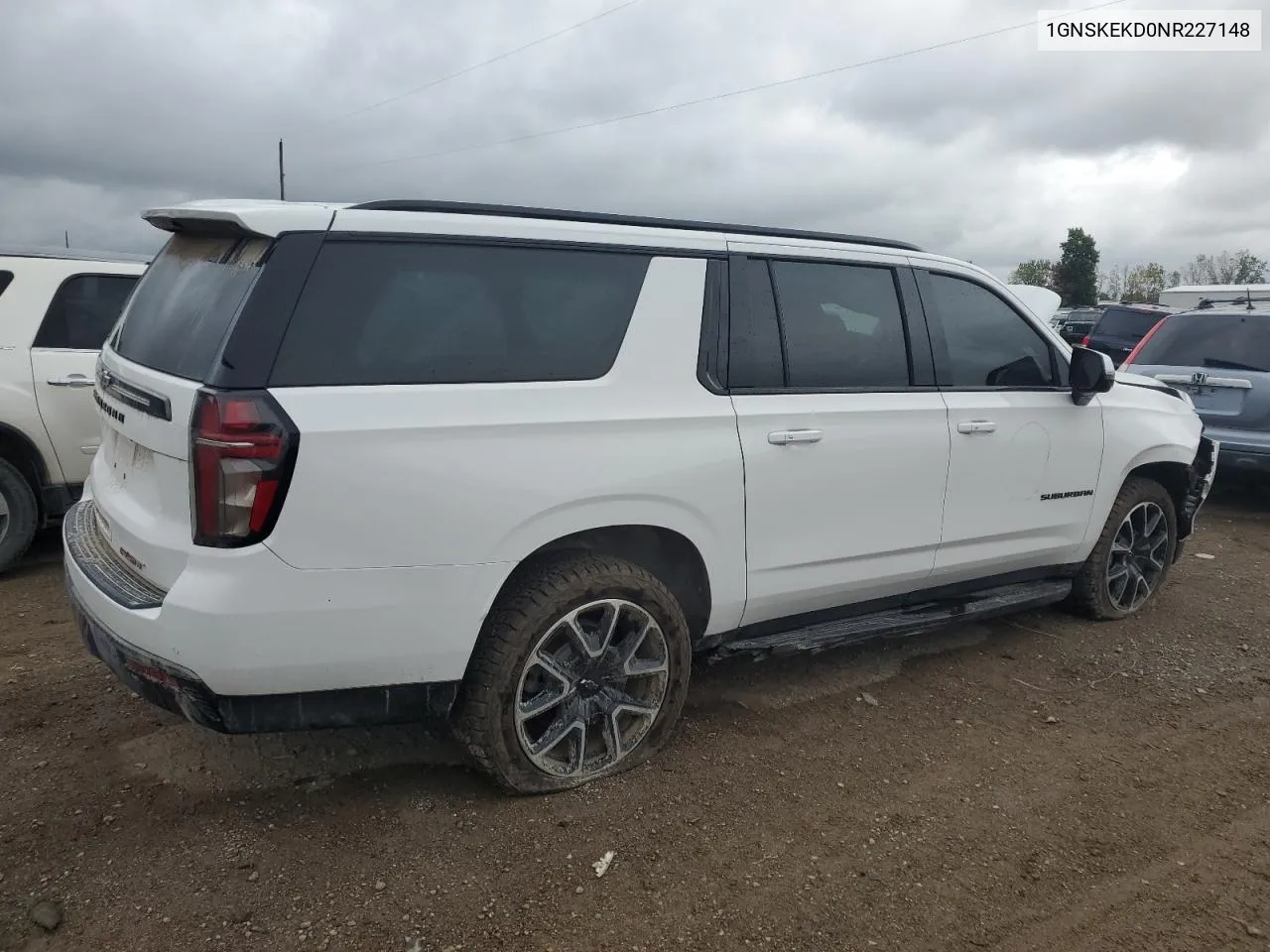 2022 Chevrolet Suburban K1500 Rst VIN: 1GNSKEKD0NR227148 Lot: 73282254