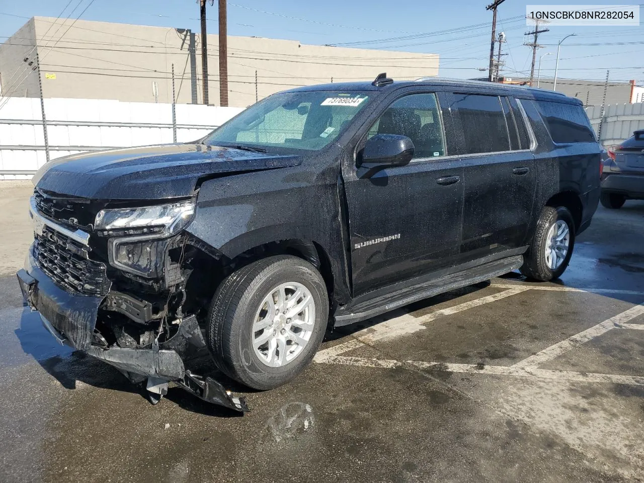 2022 Chevrolet Suburban C1500 Ls VIN: 1GNSCBKD8NR282054 Lot: 73769034