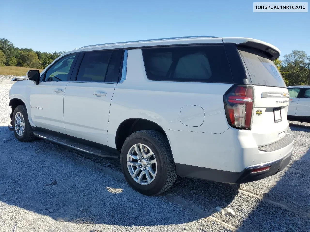 1GNSKCKD1NR162010 2022 Chevrolet Suburban K1500 Lt