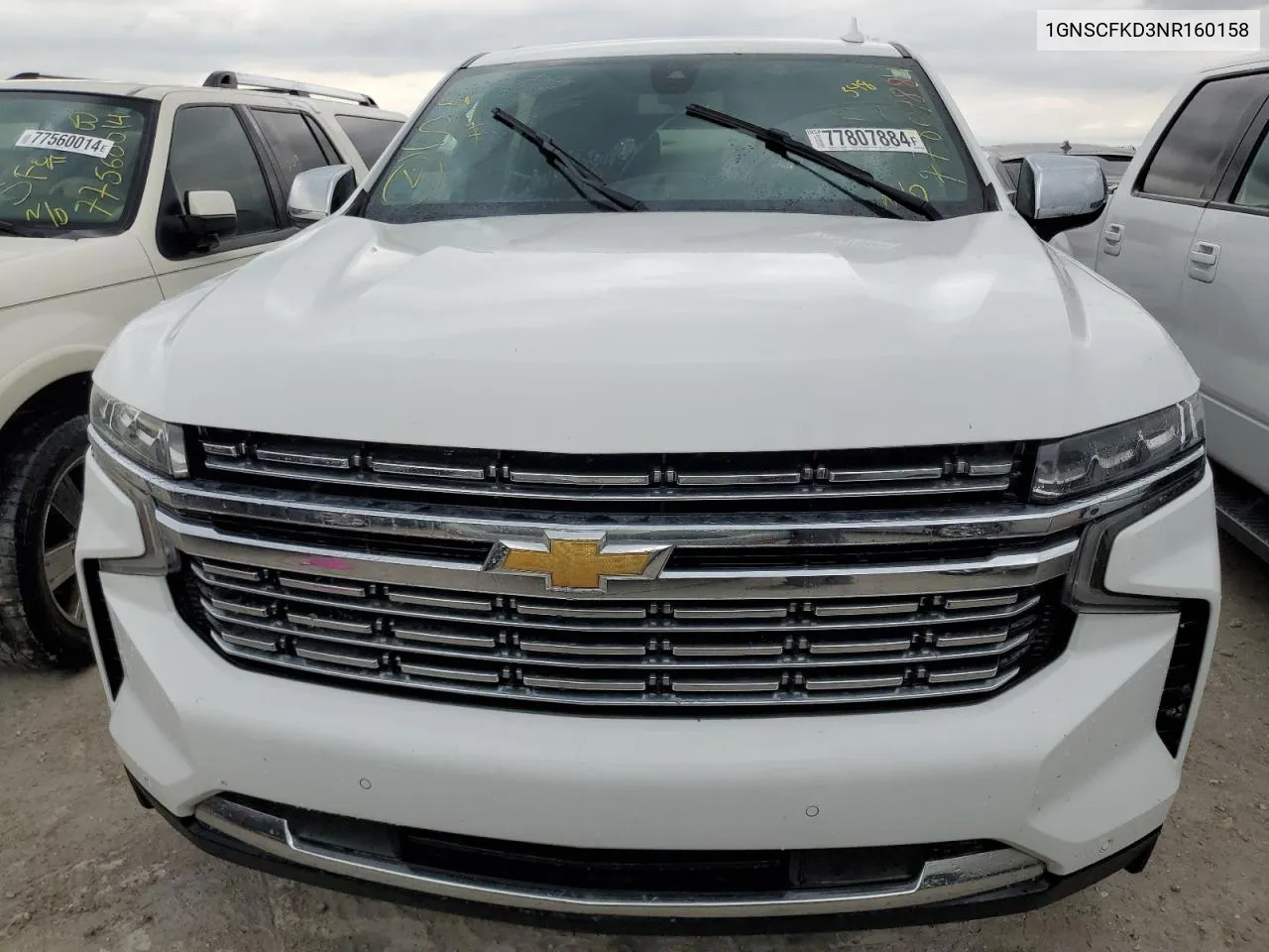 2022 Chevrolet Suburban C1500 Premier VIN: 1GNSCFKD3NR160158 Lot: 77807884