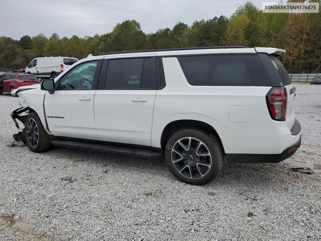 2022 Chevrolet Suburban K1500 Rst VIN: 1GNSKEKT6NR176875 Lot: 78738564