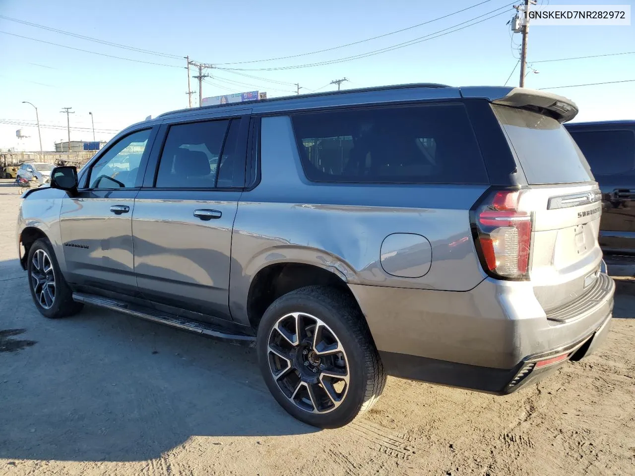 2022 Chevrolet Suburban K1500 Rst VIN: 1GNSKEKD7NR282972 Lot: 80251414