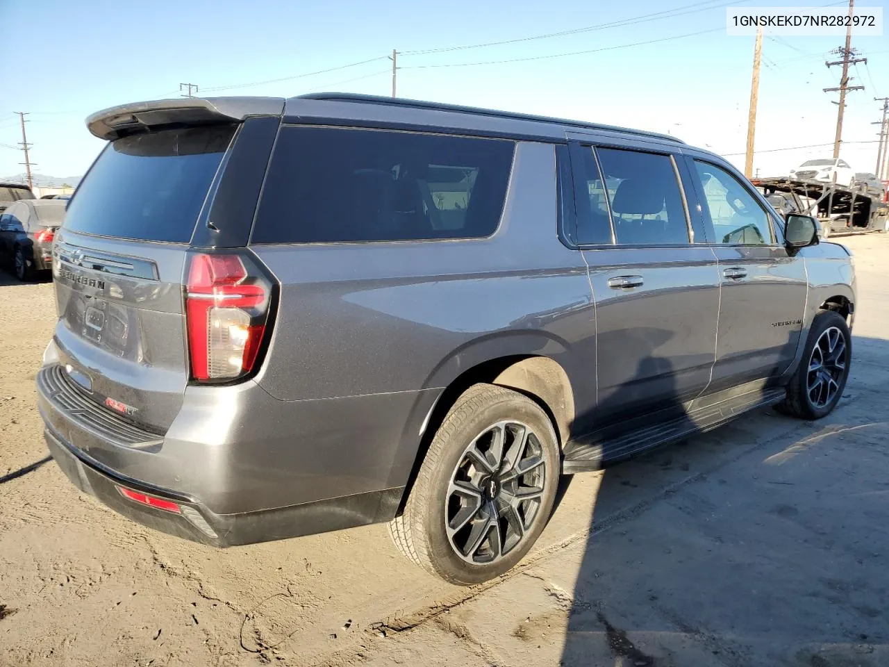 2022 Chevrolet Suburban K1500 Rst VIN: 1GNSKEKD7NR282972 Lot: 80251414