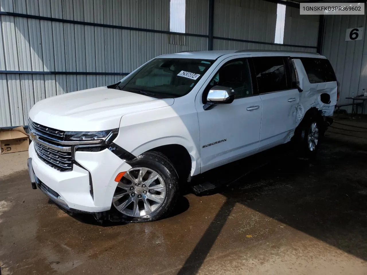 2023 Chevrolet Suburban K1500 Premier VIN: 1GNSKFKD3PR369602 Lot: 62936884